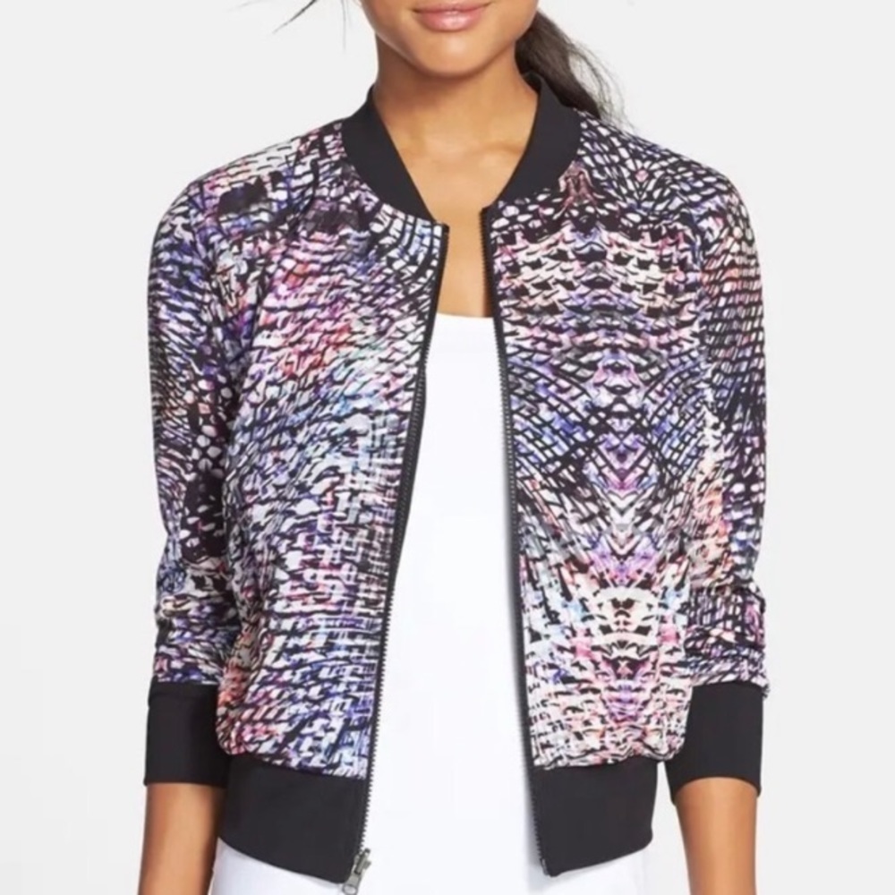 Zella reversible bomber jacket